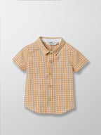 Cyrillus - Chemise Vichy - Jaune Moyen Carreaux - Bébé