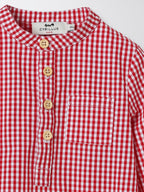 Chemise - Rouge Moyen Carreaux - Bébé