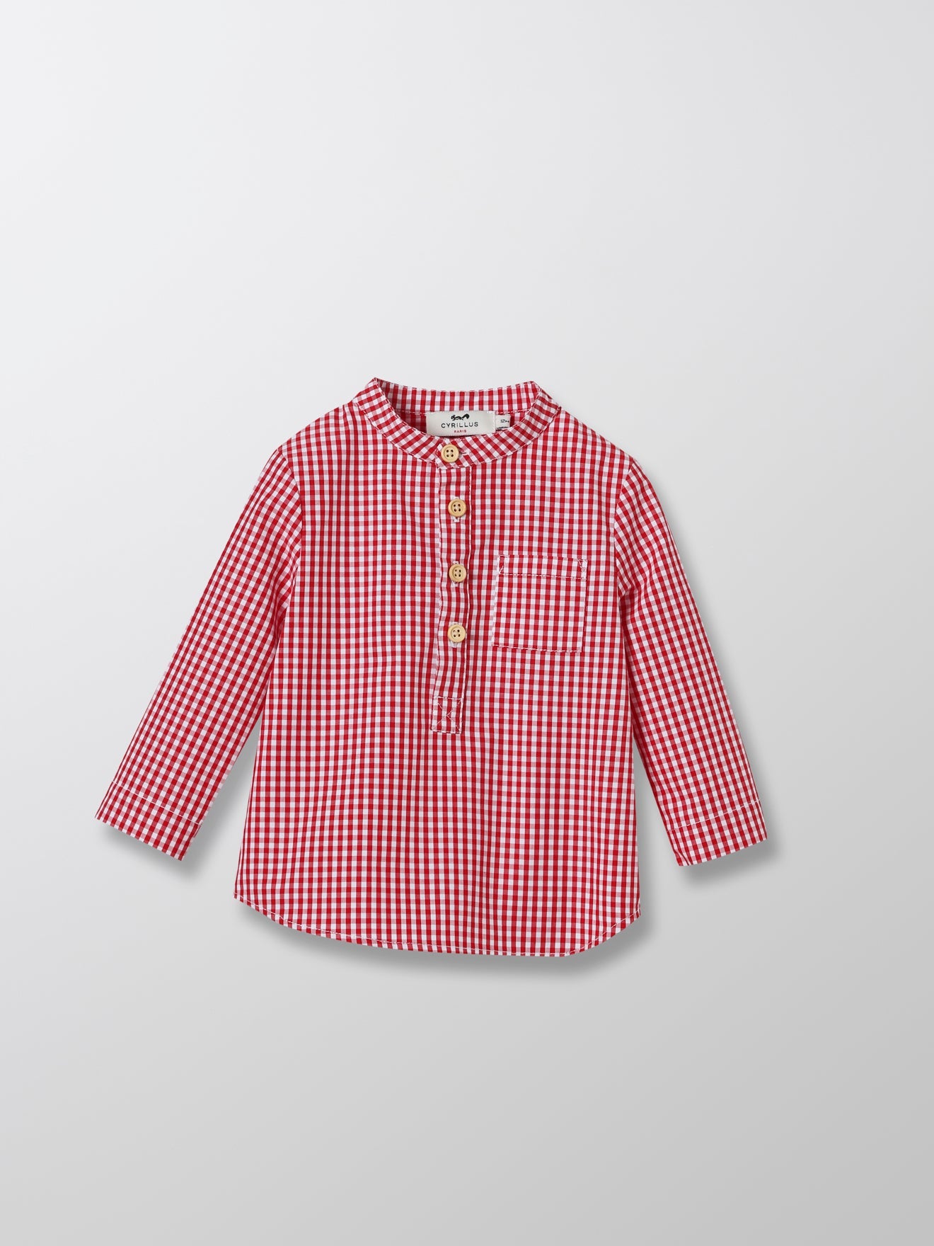 Chemise - Rouge Moyen Carreaux - Bébé