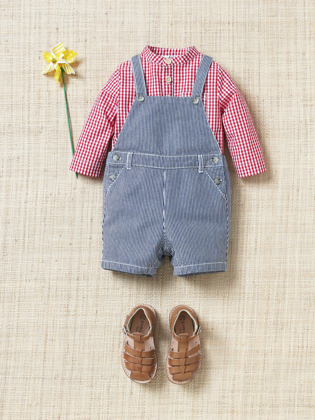 Chemise - Rouge Moyen Carreaux - Bébé