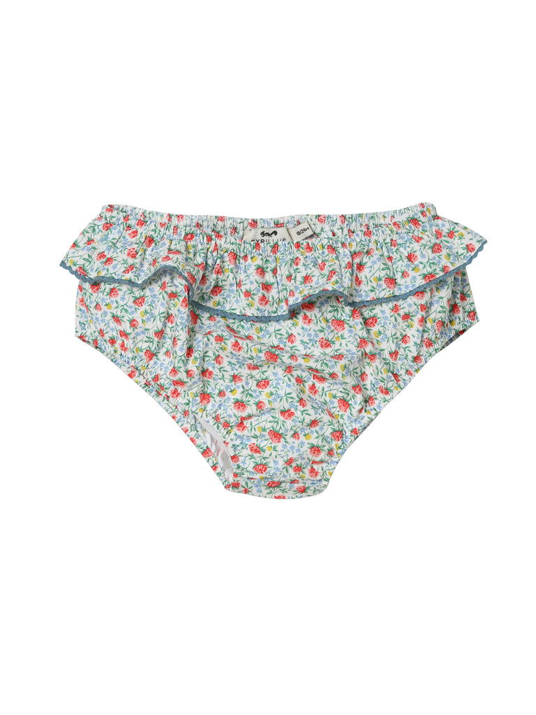 Cyrillus - Culotte Liberty - Bleu Moyen Imprime - Bébé