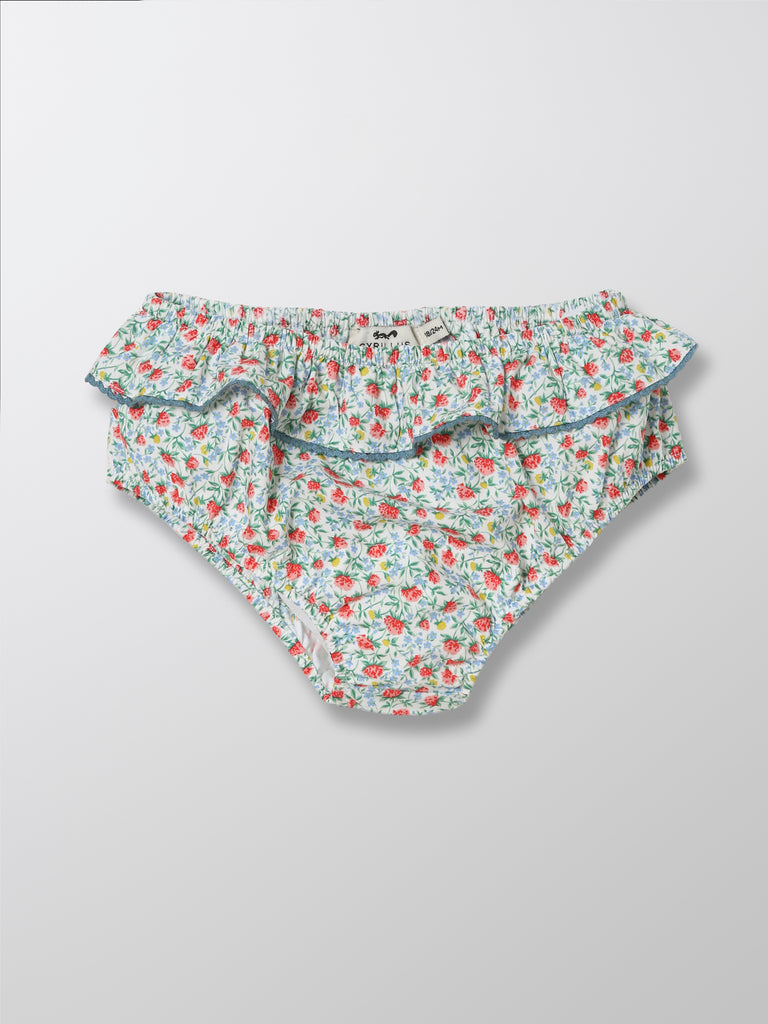 Cyrillus - Culotte Liberty - Bleu Moyen Imprime - Bébé