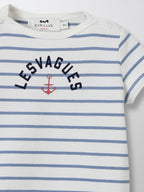 Tshirt Mc Rayé - Bleu Moyen Raye - Bébé