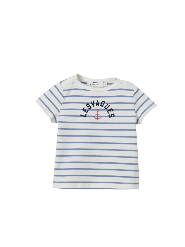 Tshirt Mc Rayé - Bleu Moyen Raye - Bébé