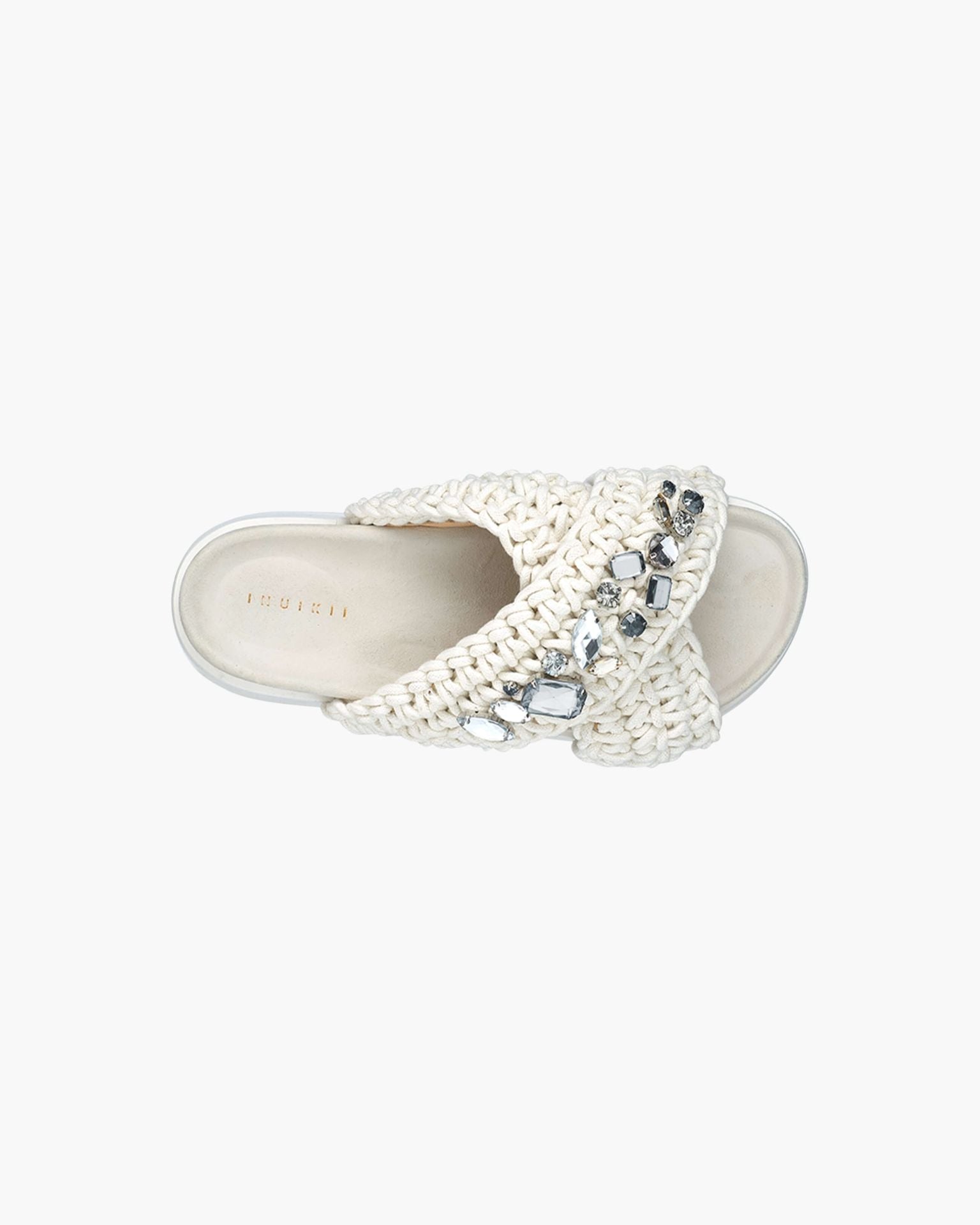 Sandales Woven Stones Platform - True White