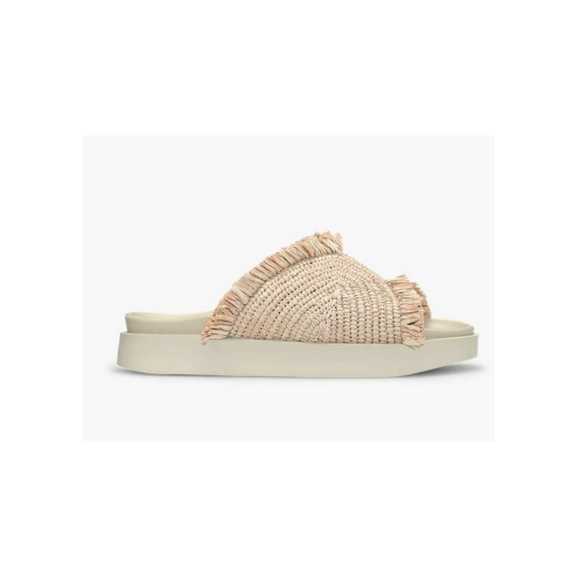 Slippers Raffia Moon - Beige - Mixte