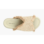 Slippers Raffia Moon - Beige - Mixte