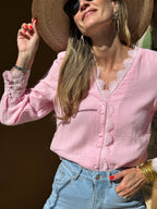 Chemise Opaline - Bonbon