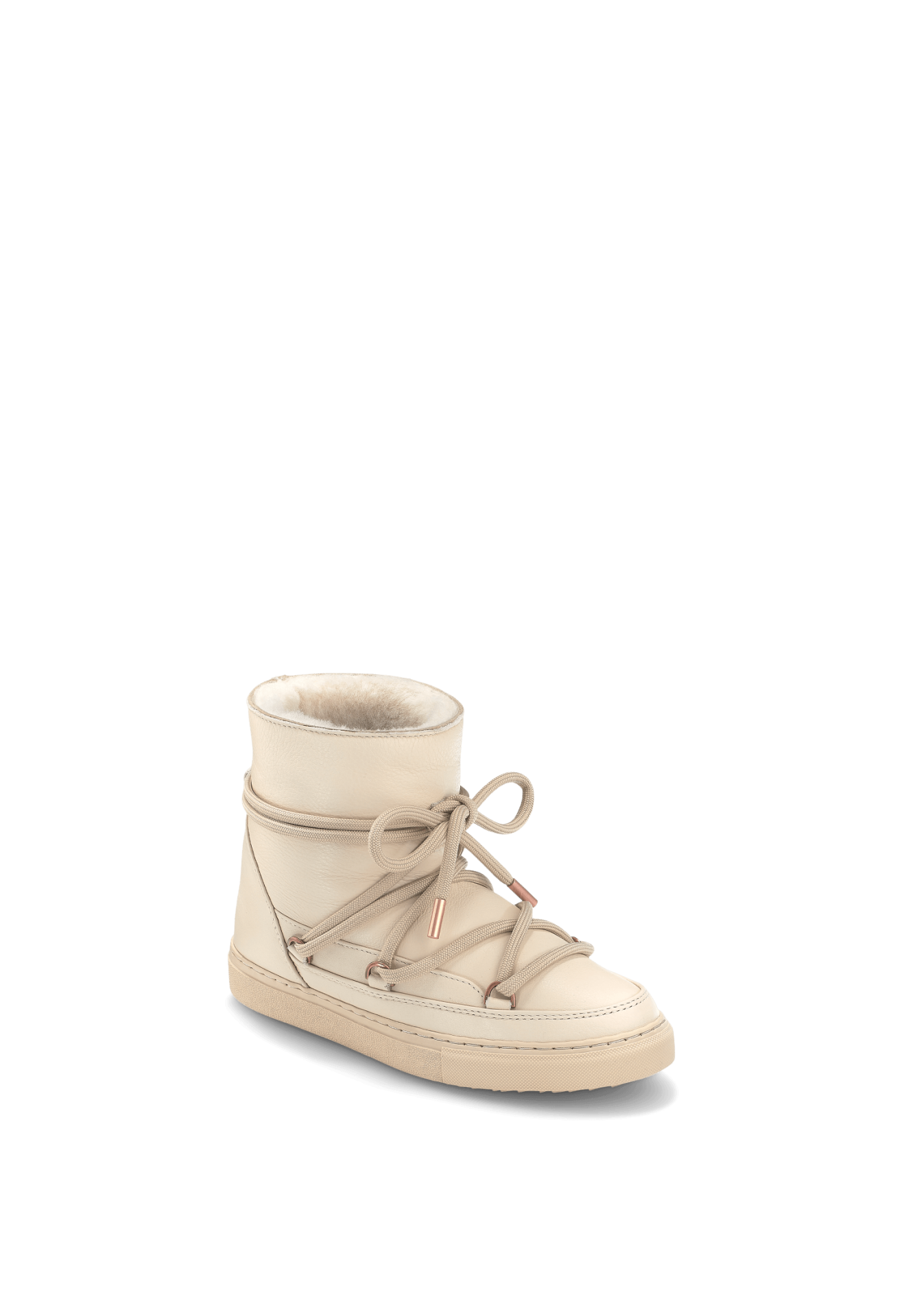 Bottes Full Leather Sneaker - Cream