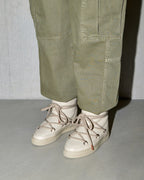 Bottes Full Leather Sneaker - Cream