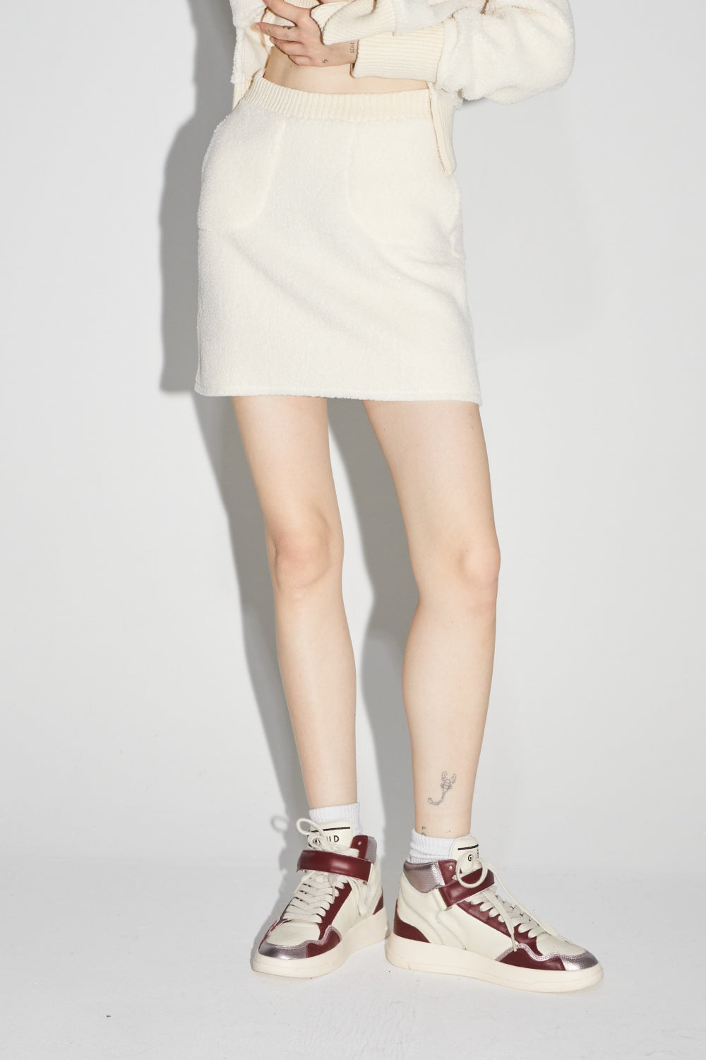 La Mini Jupe Blake Preppy White