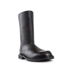 Bottes Fendi Leather Frame - Black - Homme