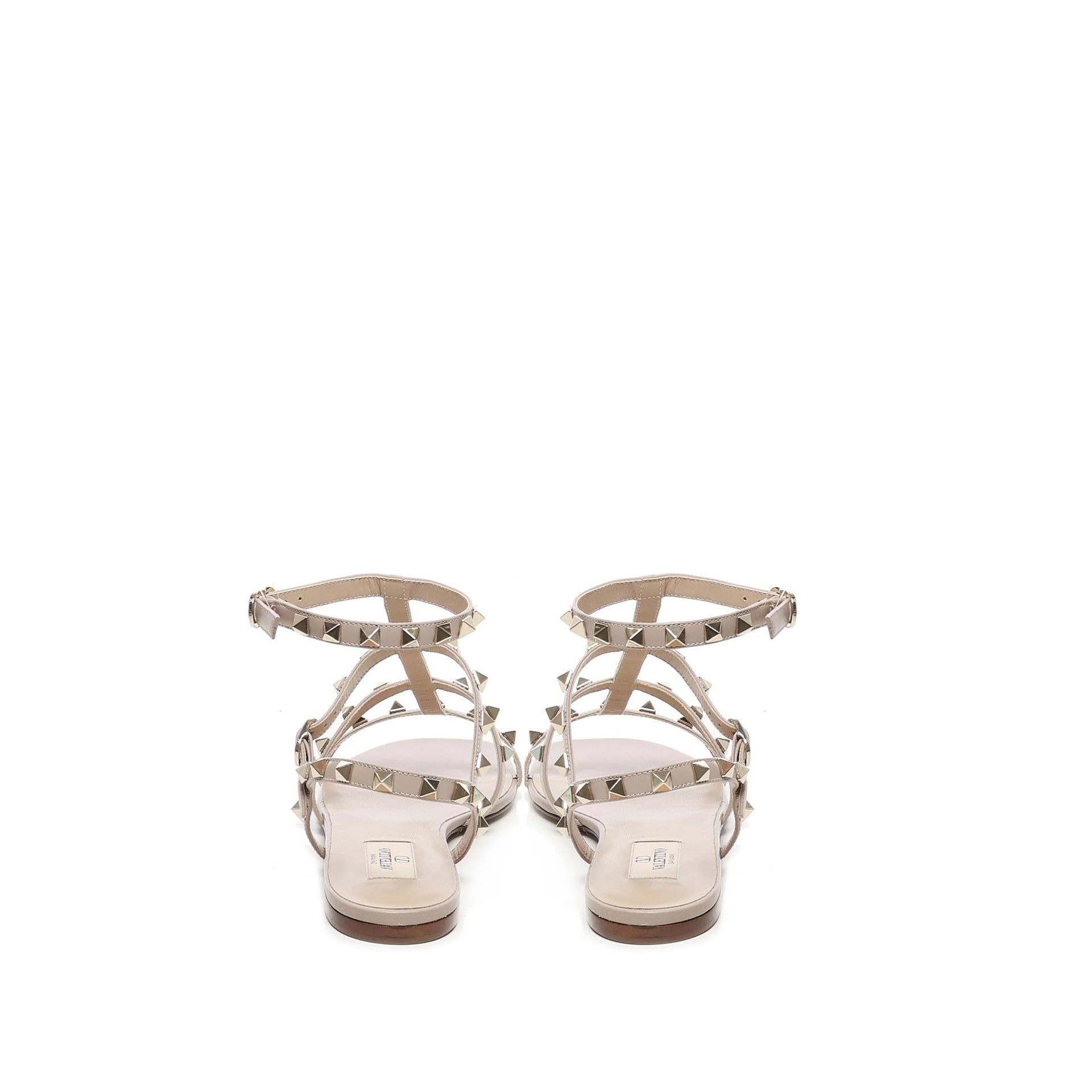 Sandales Valentino Garavani Rockstud - Beige - Femme