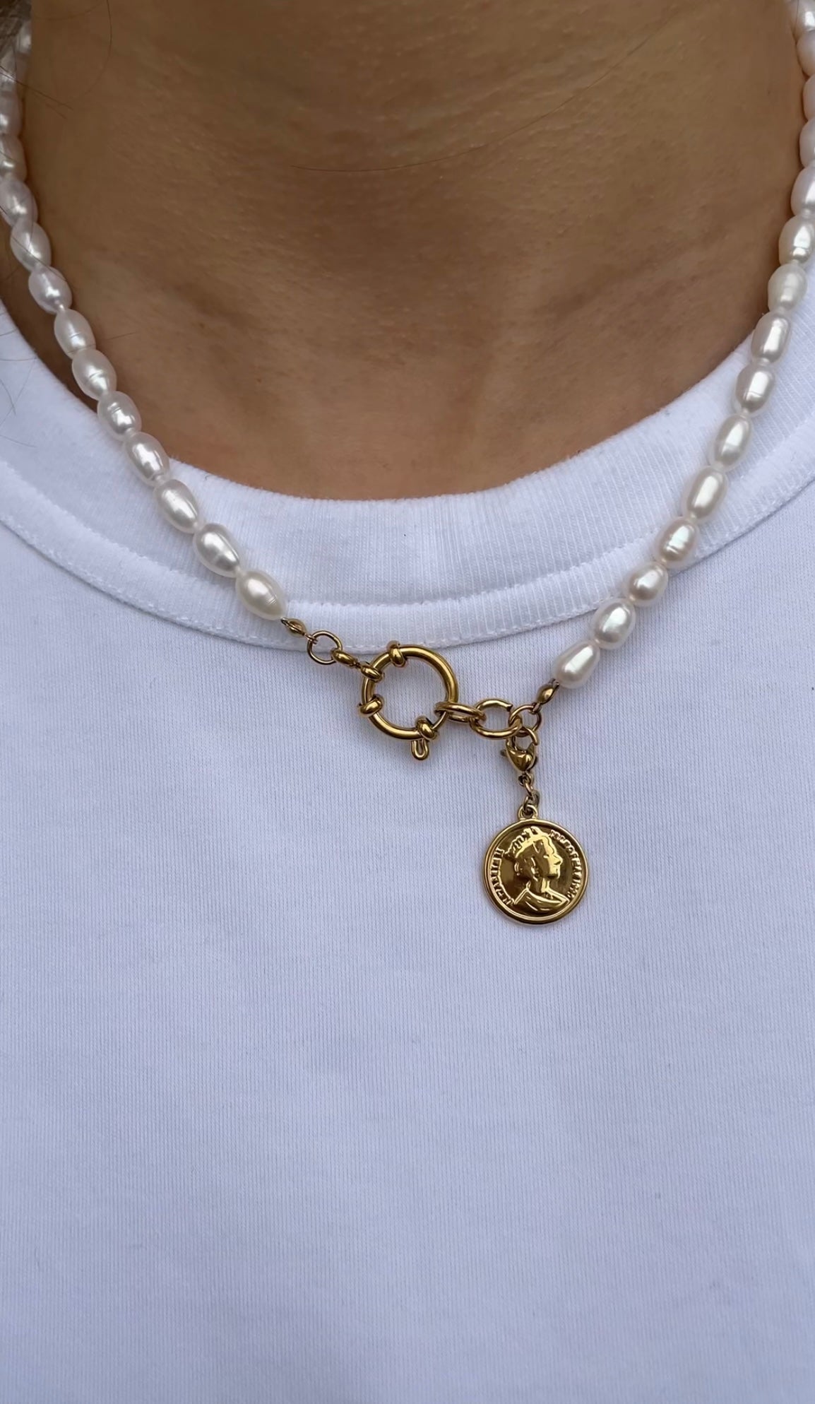 Collier Thin Pearl