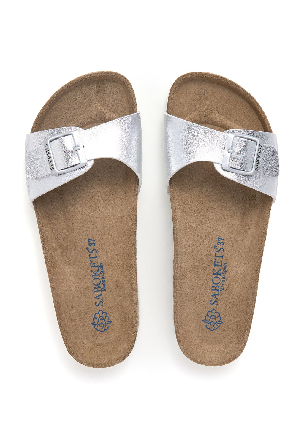 Sandales - Argent - Femme