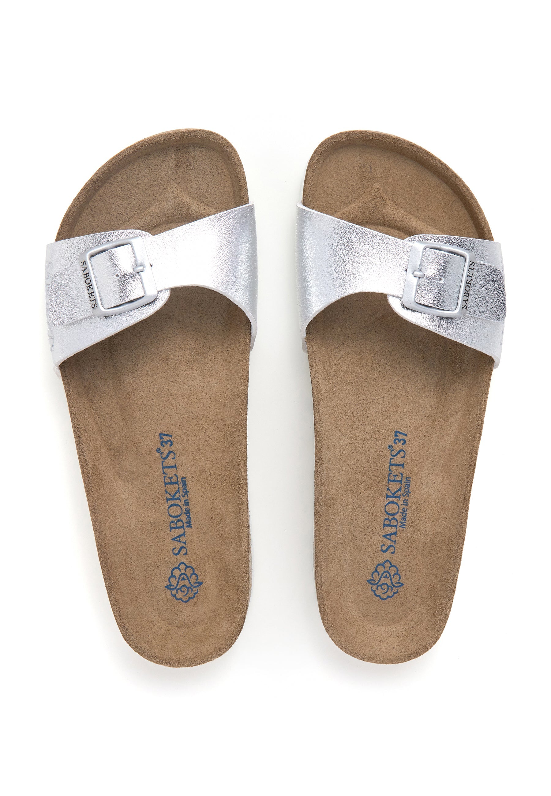 Sandales - Argent - Femme