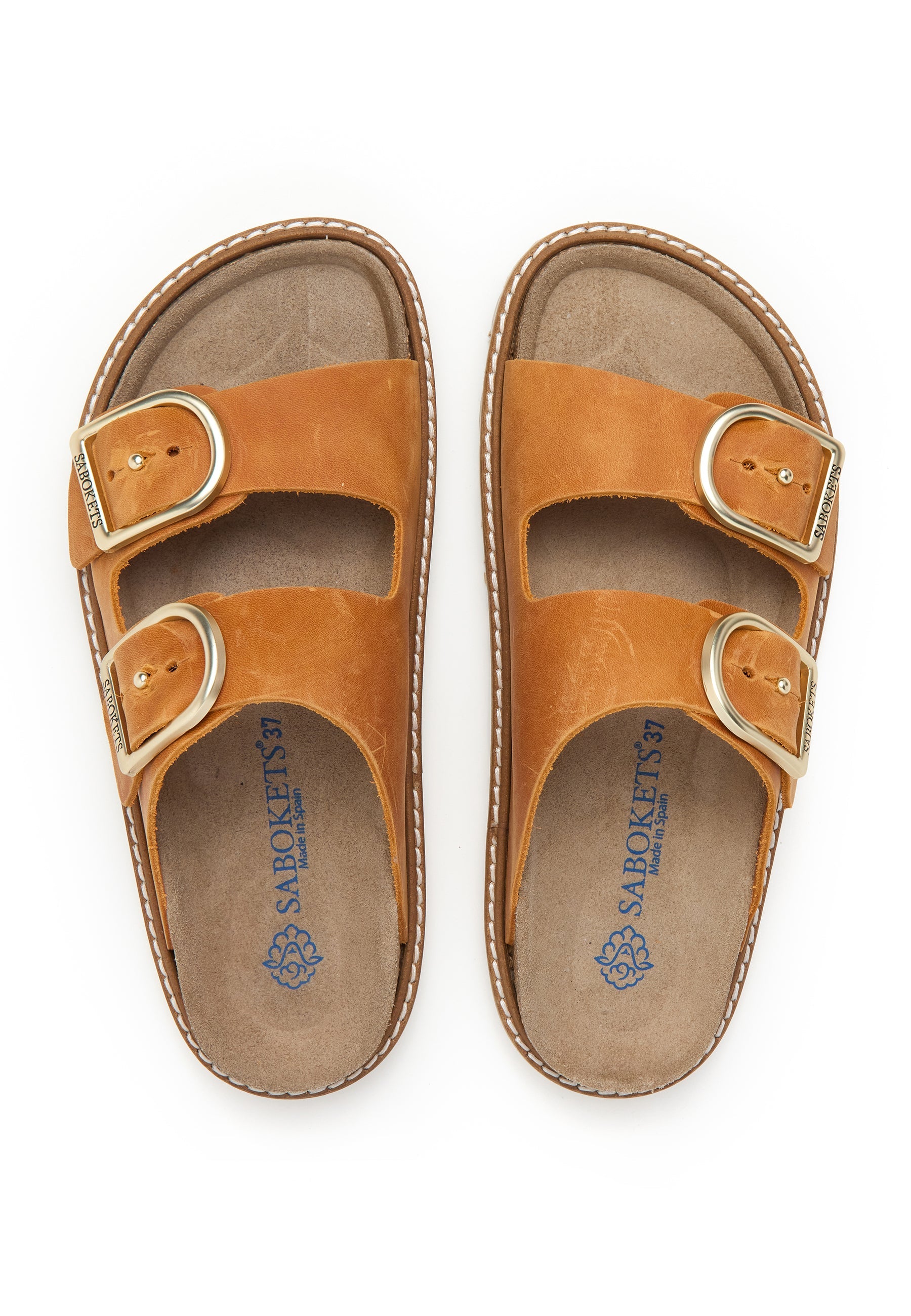 Sandales - Orange - Femme