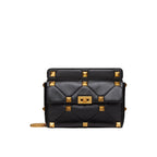 Valentino Garavani Roman Stud Medium Shoulder Bag - Black - Femme