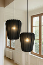 Alba - Suspension - Fil De Coton/Métal - Noir