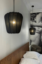 Alba - Suspension - Fil De Coton/Métal - Noir