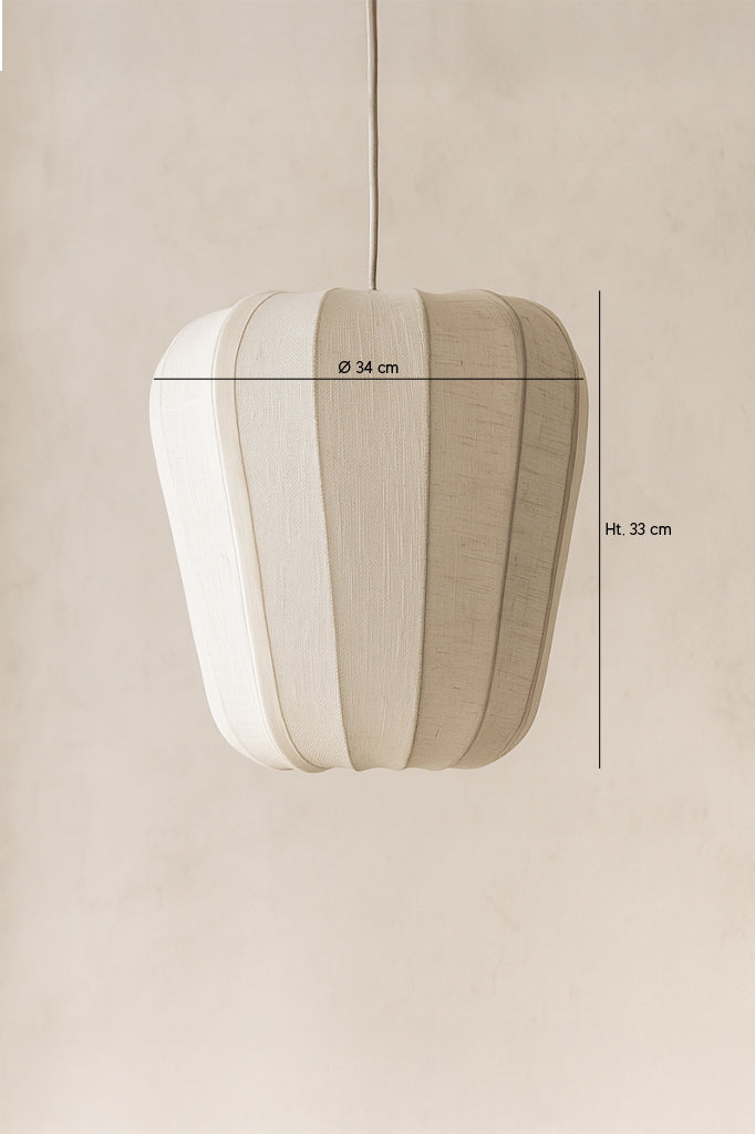 Alba - Suspension - Fil De Coton/Métal - Blanc