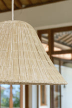 Petite Suspension Maa - Feuilles De Palmier - Blanche