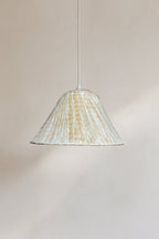 Petite Suspension Maa - Feuilles De Palmier - Blanche