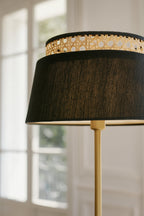 Avero - Lampadaire - Métal - Noir Et Doré