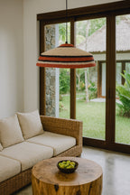 Trinidad - Suspension - Jonc De Mer - Brique/Naturel