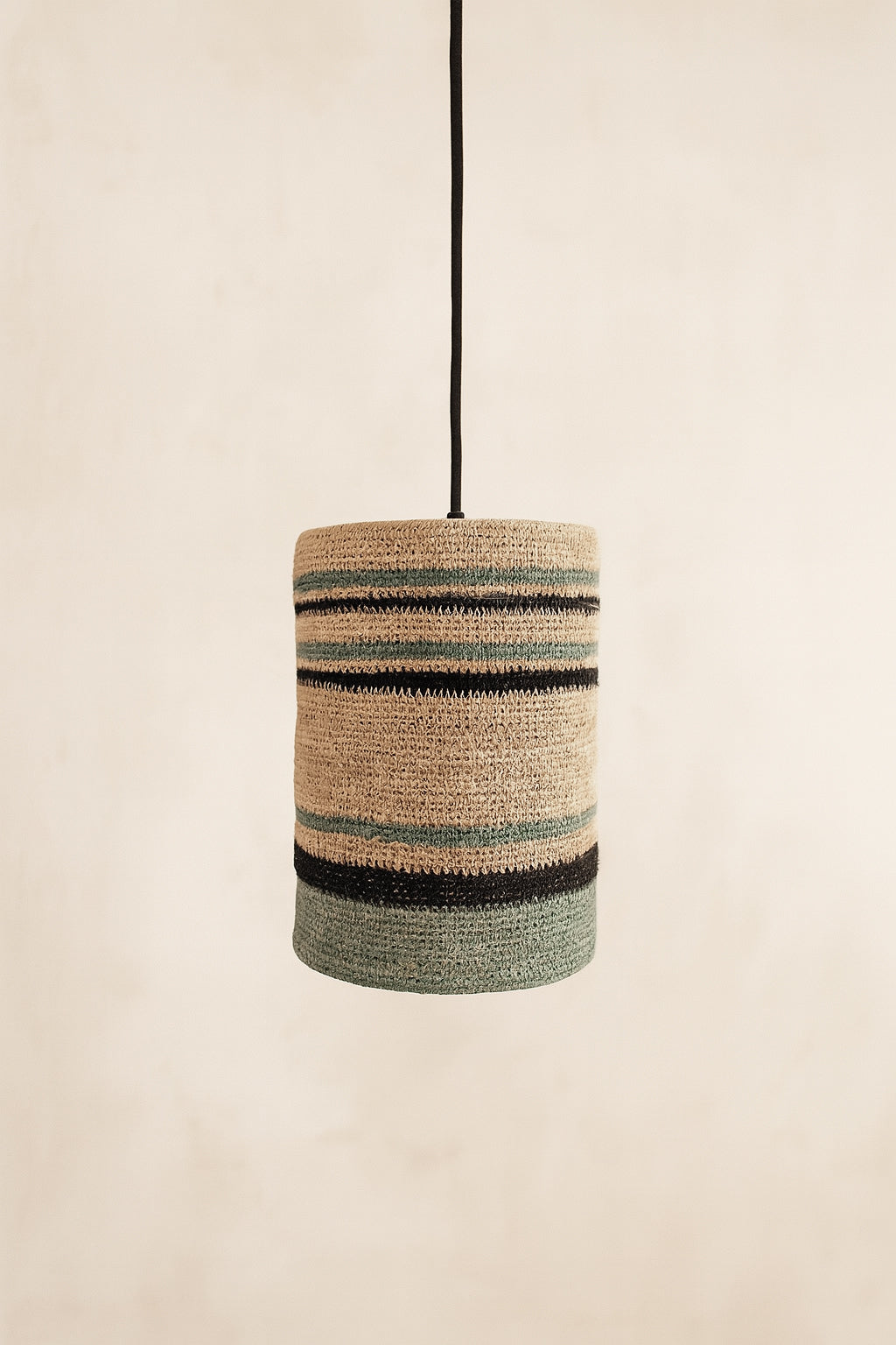 Barbade - Suspension - Jonc De Mer - Vert/Naturel