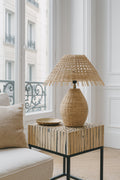 Joyce - Lampe À Poser - Rotin - Naturel