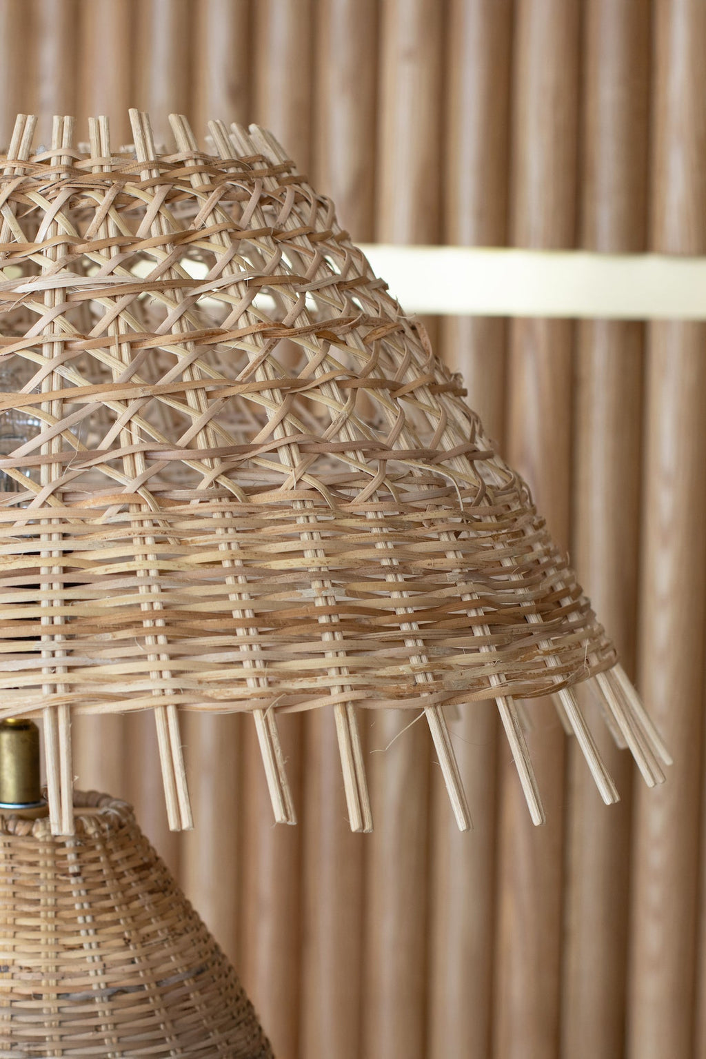 Joyce - Lampe À Poser - Rotin - Naturel