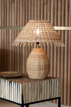 Joyce - Lampe À Poser - Rotin - Naturel