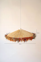 Belaga - Suspension - Raphia - Naturel
