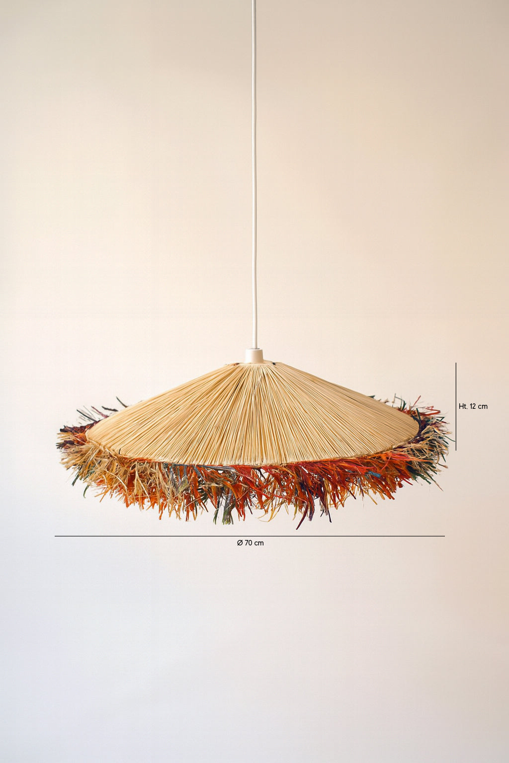 Belaga - Suspension - Raphia - Naturel