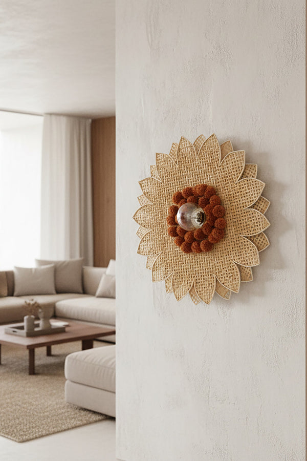 Daisy - Applique - Bambou - Naturel