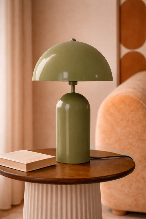 Chloe - Lampe À Poser - Métal - Vert Kaki