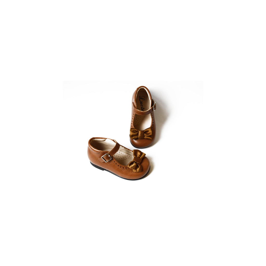 Chaussures Babies Charles Ix Alice À Boucle Noeud - Camel - Fille