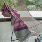 Arcachon - Fouta Tricolore - Gris Perle