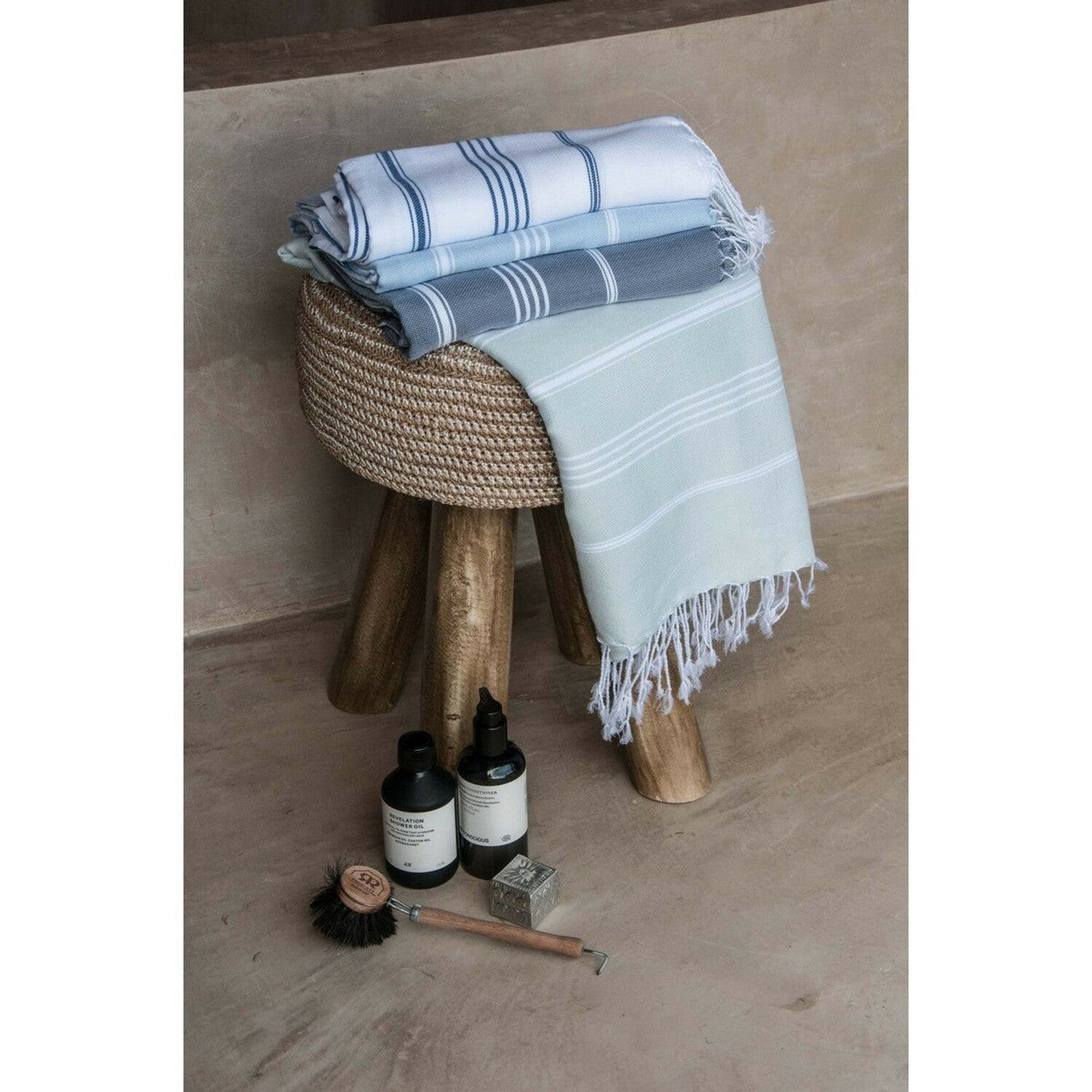 Mykonos - Fouta - Bleu Jean