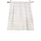 Mykonos - Fouta - Blanc/Or
