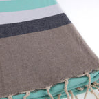 Arcachon - Fouta Tricolore - Taupe Clair