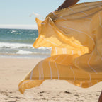 Mykonos - Fouta - Jaune Safran