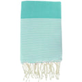 Ibiza - Fouta Nid D'Abeille - Bleu Aqua
