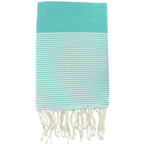 Ibiza - Fouta Nid D'Abeille - Bleu Aqua