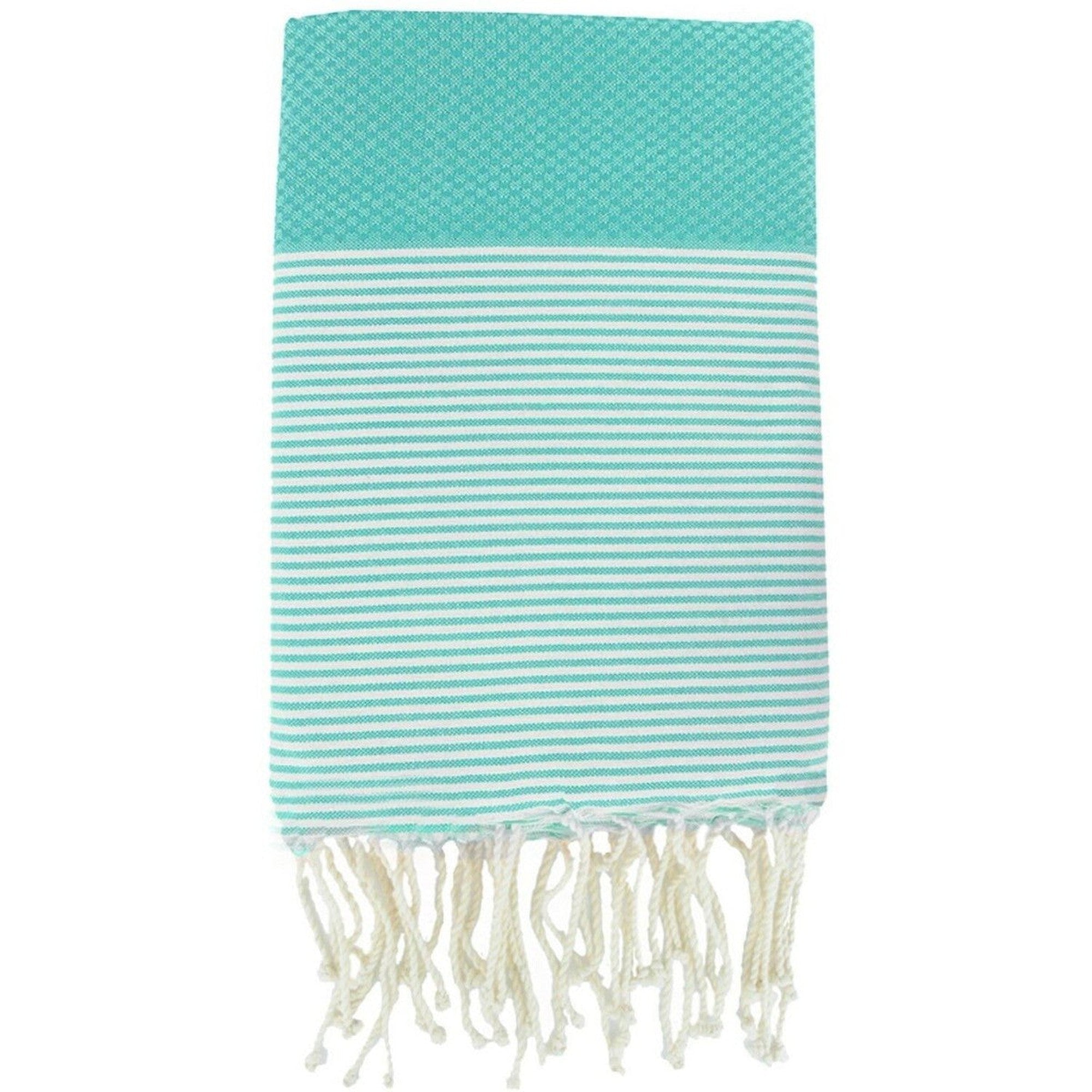 Ibiza - Fouta Nid D'Abeille - Bleu Aqua
