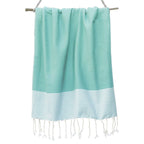 Ibiza - Fouta Nid D'Abeille - Bleu Aqua