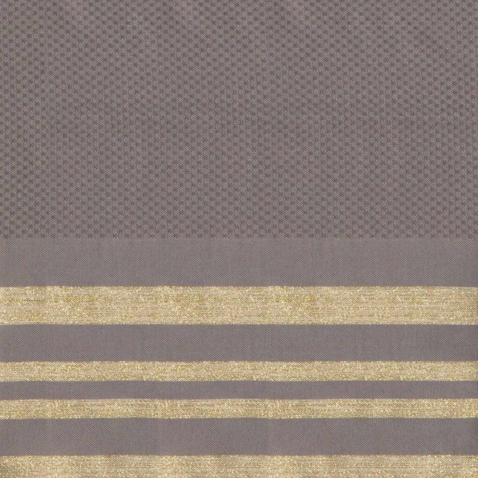 Hamptons - Fouta Nid D'Abeille - Taupe Clair/Or