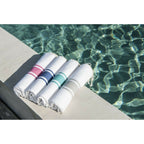 St Tropez - Fouta Blanche - Blanc/Bleu Grec