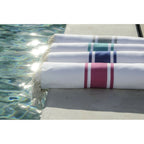 St Tropez - Fouta Blanche - Blanc/Bleu Grec